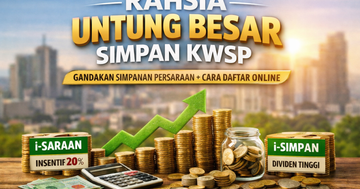 Rahsia Untung Besar Simpan KWSP: Bagaimana i-Saraan & i-Simpan Boleh Gandakan Simpanan Persaraan Anda + Cara Daftar Online