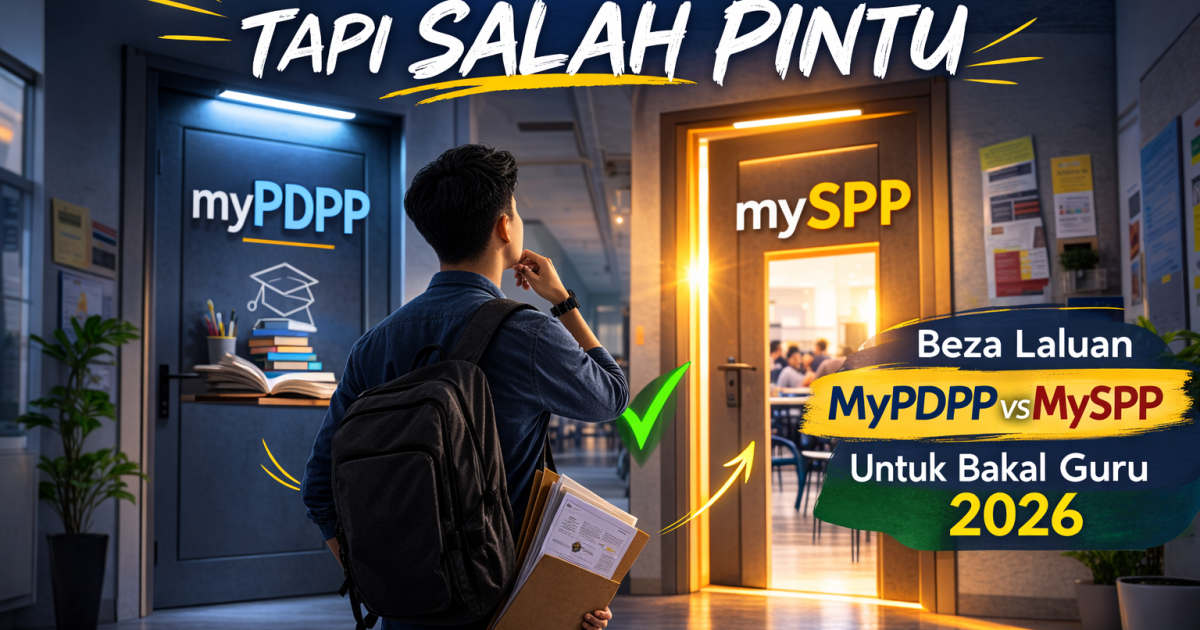 Bukan Tak Layak, Tapi Salah Pintu: Beza Laluan MyPDPP dan MySPP untuk Bakal Guru 2026