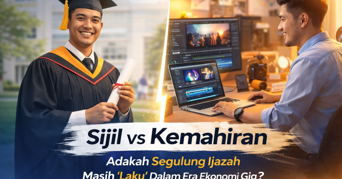 Sijil vs Kemahiran: Adakah Segulung Ijazah Masih ‘Laku’ dalam Era Ekonomi Gig yang Mencabar?