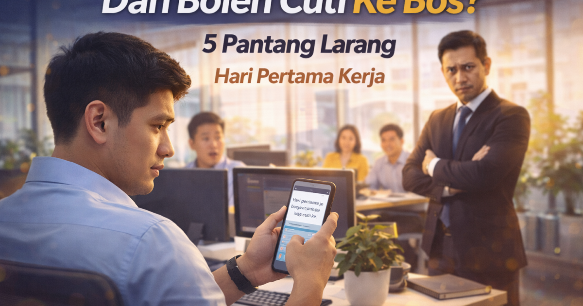 “Dah Boleh Cuti ke Bos?” – Elakkan 5 Pantang Larang Ini Jika Tak Mahu Nama ‘Blacklist’ Hari Pertama!