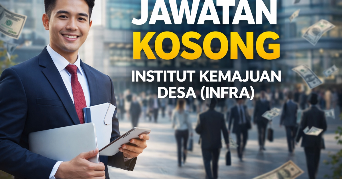 Jawatan Kosong INFRA 2026: Personel MySTEP Pegawai Gred 9 (Gaji RM2,300)