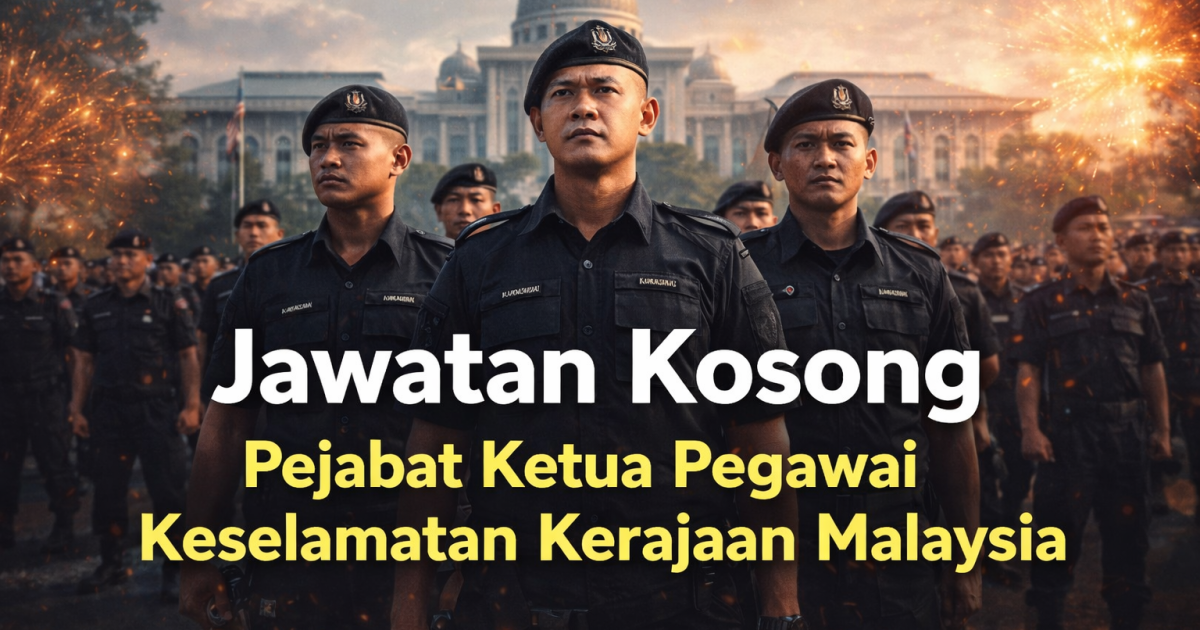 Jawatan Kosong Pembantu Keselamatan Gred KP1 Dibuka – 198 Kekosongan Seluruh Malaysia (Permohonan SPA9)