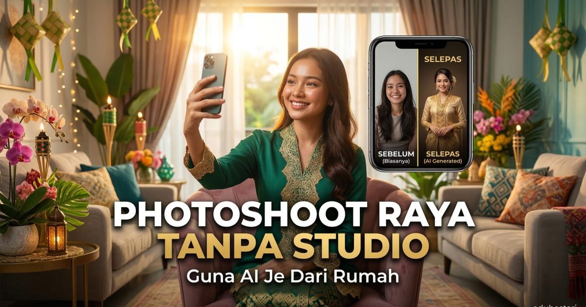 Photoshoot Raya Tanpa Studio: Cara Hasilkan Gambar Raya Profesional Menggunakan AI (Prompt Siap Guna)
