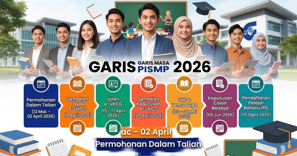 Tarikh Penting PISMP 2026, Cara Mohon & Garis Masa Program Ijazah Sarjana Muda Perguruan