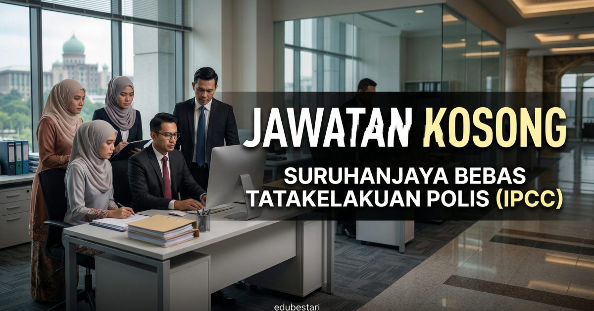 Jawatan Kosong IPCC 2026: Pembantu Khidmat Am Gred H1 (Putrajaya)
