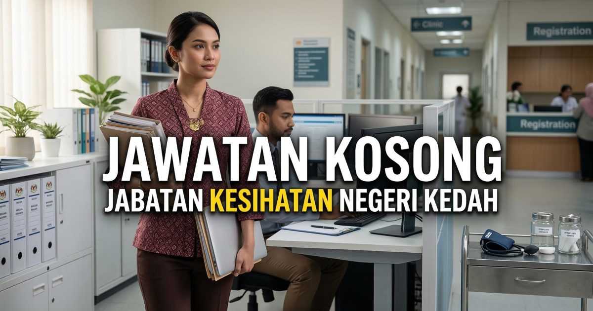 Jawatan Kosong MySTEP Jabatan Kesihatan Negeri Kedah 2026 (Mohon Sekarang)