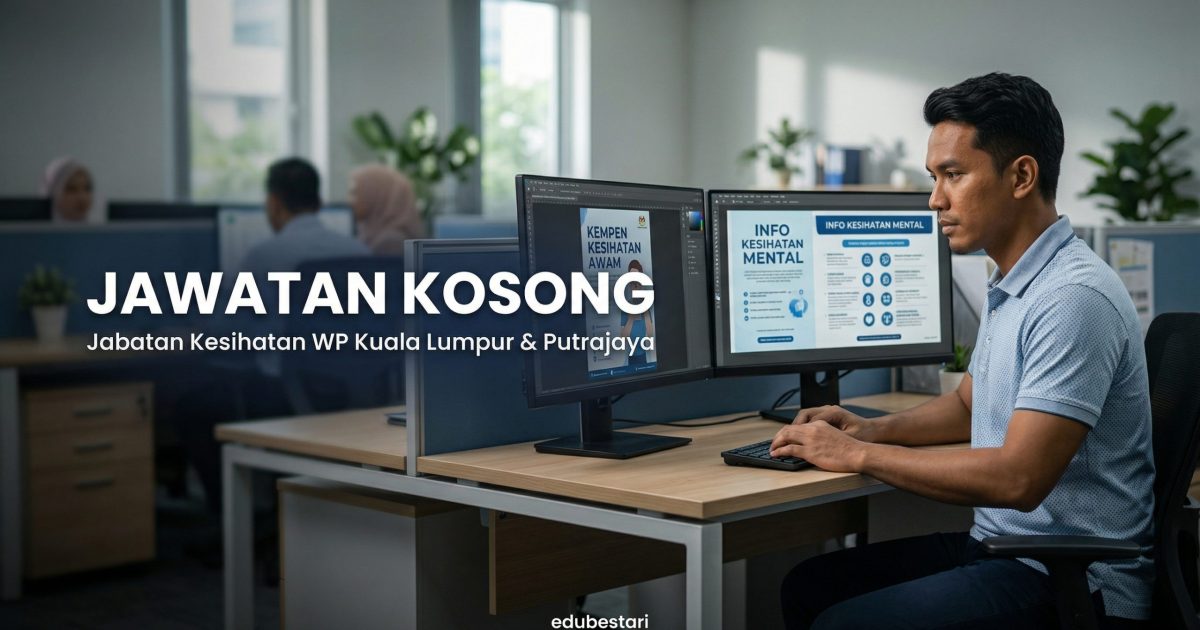 Jawatan Kosong Pereka Grafik / Multimedia KKM 2026 (MySTEP) – Gaji RM2100