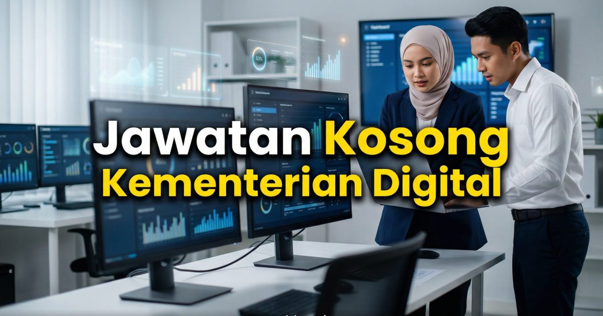 Jawatan Kosong MySTEP Kementerian Digital 2026: Gaji RM2,100 Sebulan (Putrajaya)