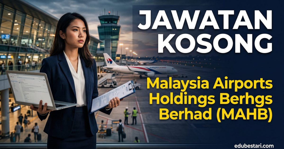Jawatan Kosong Malaysia Airports 2026: Technician Engineering (Lahad Datu)