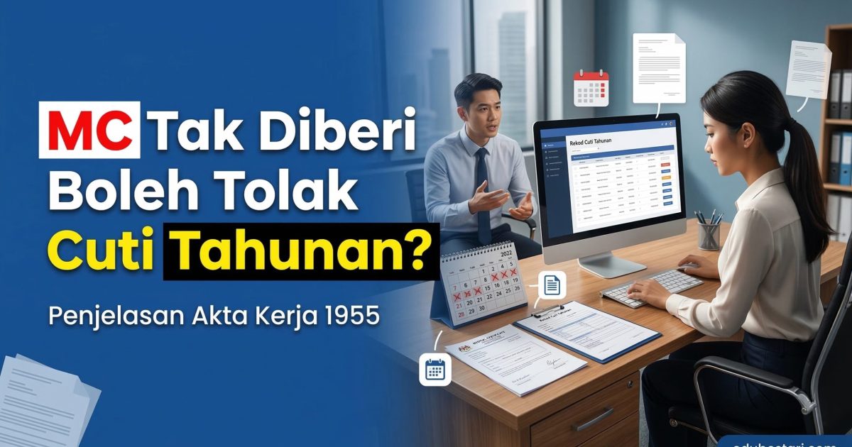 Boleh Tolak Cuti Tahunan Jika Pekerja Tidak Serah MC? Ini Penjelasan Berdasarkan Akta Kerja 1955