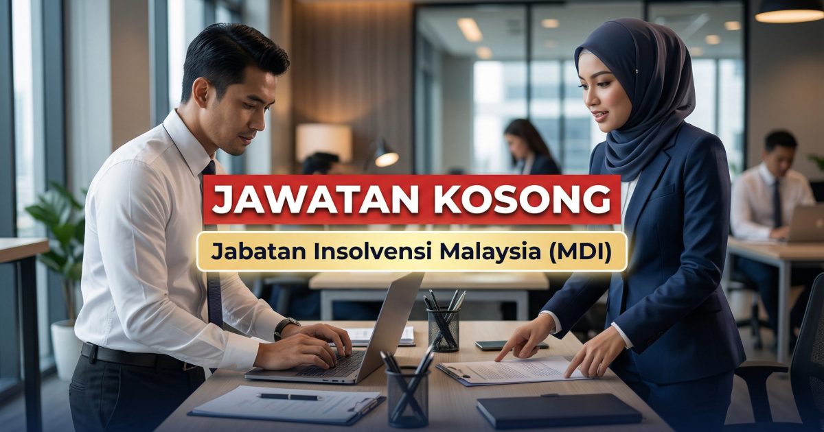 Jawatan Kosong MySTEP 2026: Jabatan Insolvensi Malaysia Buka Pengambilan Lepasan SPM (Gaji RM1,900)