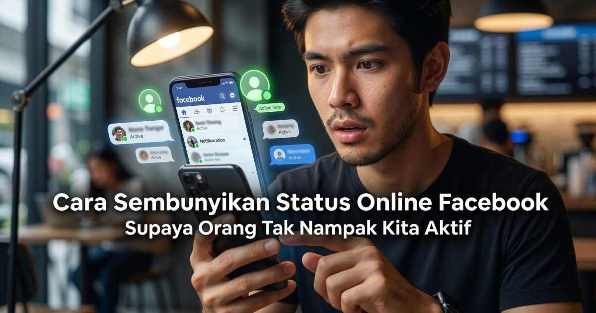 Cara Sembunyikan Status Aktif Facebook (Online) Supaya Orang Tak Nampak Kita Aktif