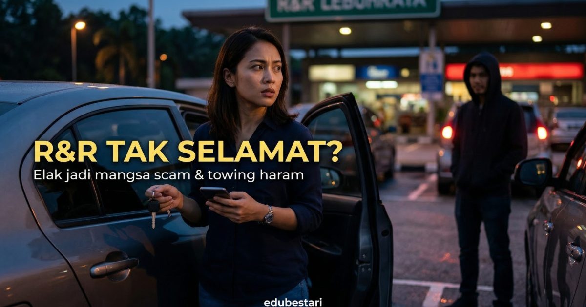 Keselamatan di R&R Lebuhraya: Elak Jadi Mangsa Scammer & Towing Haram Ketika Rehat Perjalanan