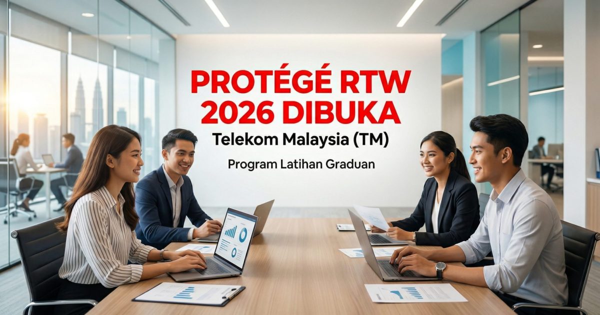TM PROTÉGÉ RTW 2026 Dibuka: Peluang Graduan Masuk Dunia Korporat Telekom Malaysia (Tutup 2 April)