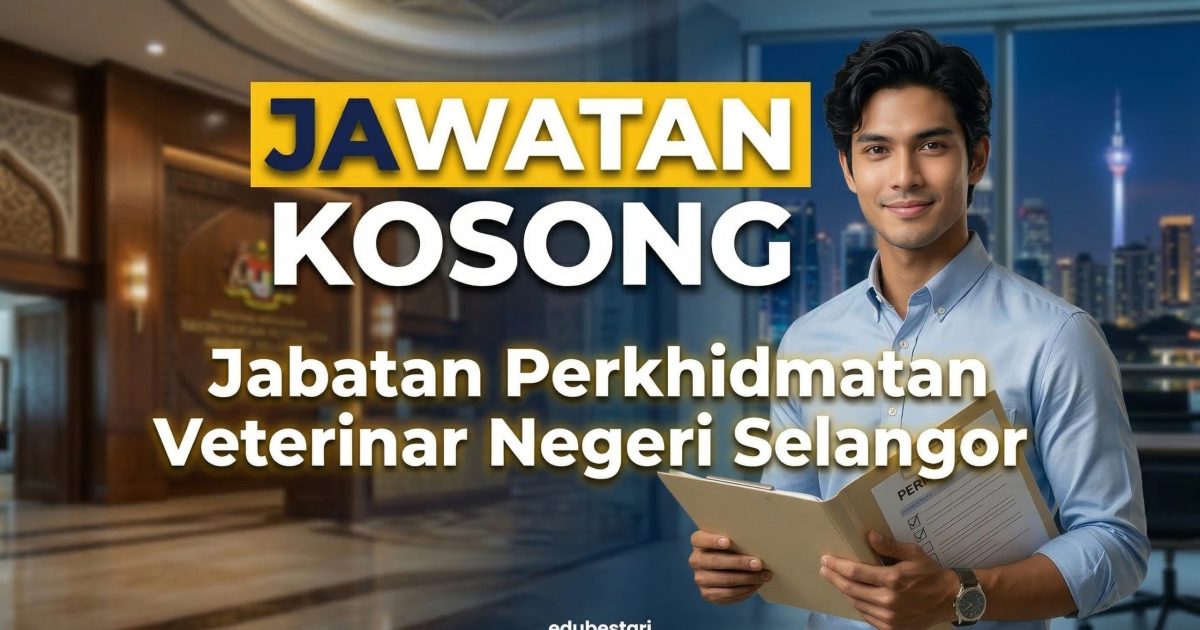 Jawatan Kosong Pembantu Veterinar G1 MySTEP Selangor 2026