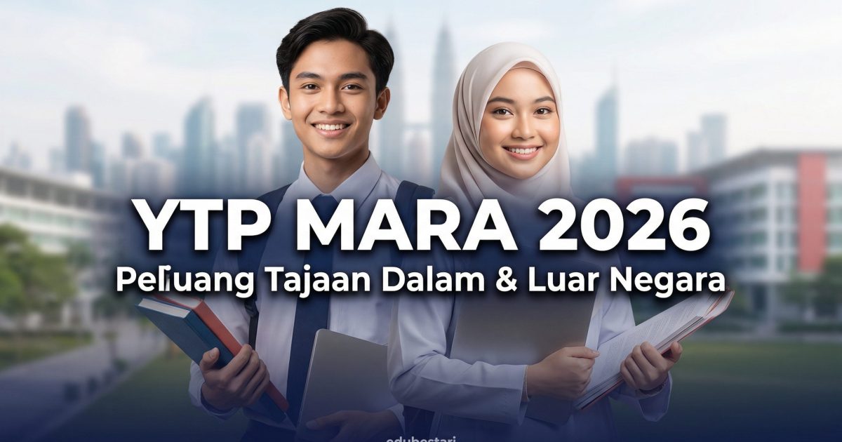 YTP MARA 2026: Syarat, Cara Mohon & Laluan Pengajian (Dalam & Luar Negara)