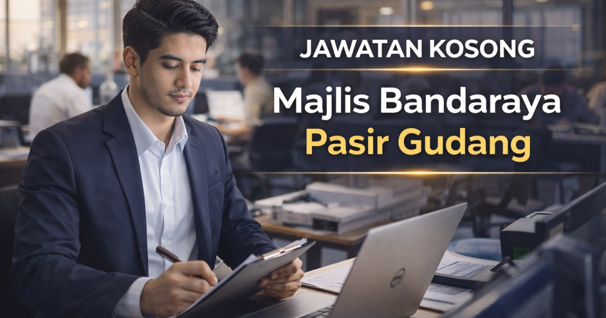 Jawatan Kosong Majlis Bandaraya Pasir Gudang (MBPG) 2026 – MySTEP Dibuka Untuk Lepasan SPM
