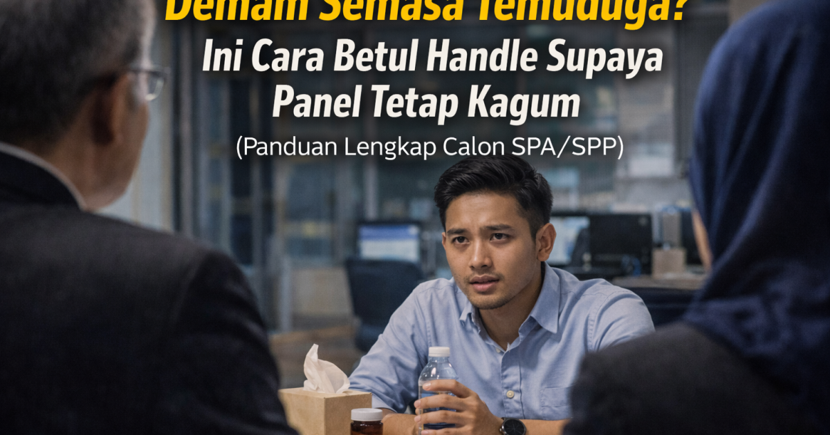 Demam Semasa Temuduga? Ini Cara Betul Handle Supaya Panel Tetap Kagum (Panduan Lengkap Calon SPA/SPP)