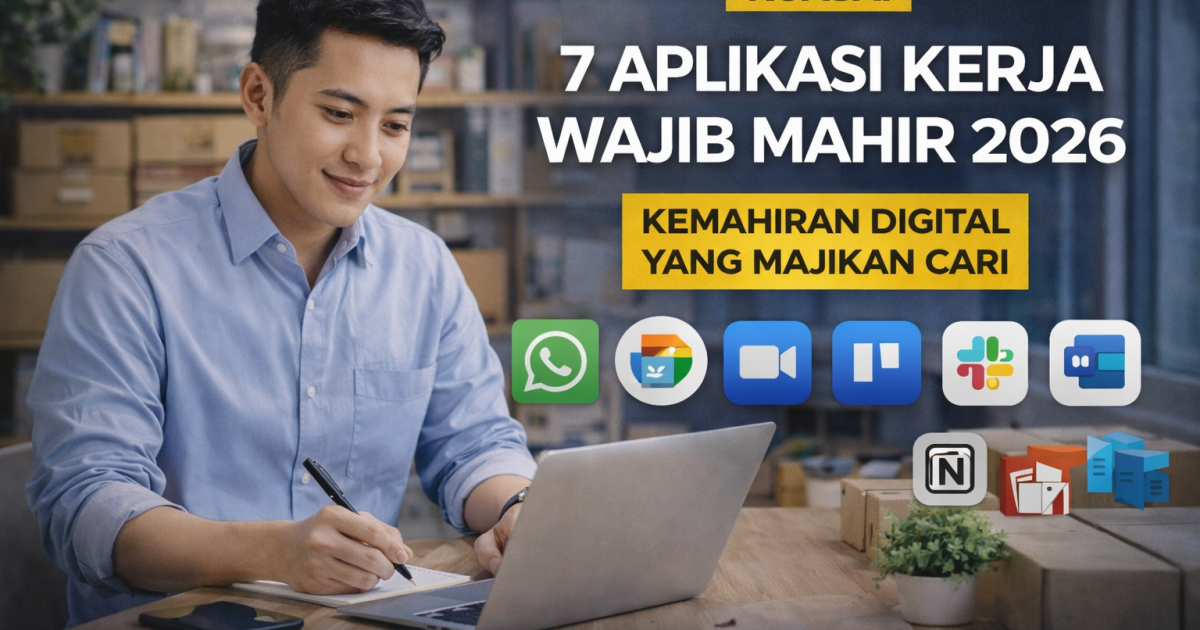 7 Aplikasi Kerja Wajib Mahir 2026: Kemahiran Digital Yang Majikan Cari