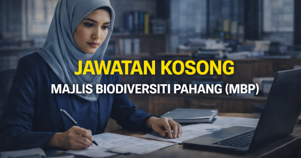 Jawatan Kosong Majlis Biodiversiti Pahang (MBP) 2026 – 3 Jawatan Dibuka, Mohon Sebelum 24 April