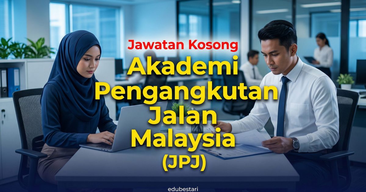 Jawatan Kosong MySTEP 2026 JPJ: Akademi Pengangkutan Jalan Malaysia Dibuka, Mohon Sekarang