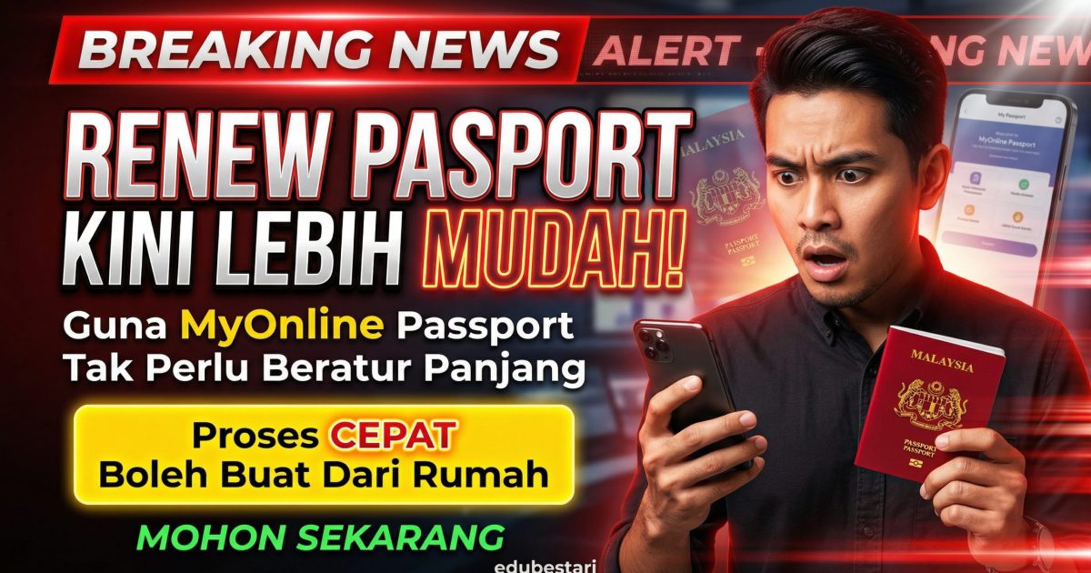 Cara Renew Pasport Online Malaysia 2026: Panduan MyOnline Passport (Cepat & Mudah)