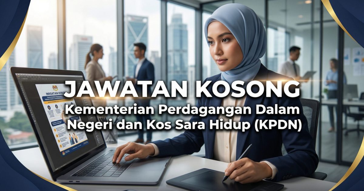 Jawatan Kosong KPDN 2026: Pereka Grafik & Multimedia MySTEP Gred S5 Dibuka Sehingga 7 April