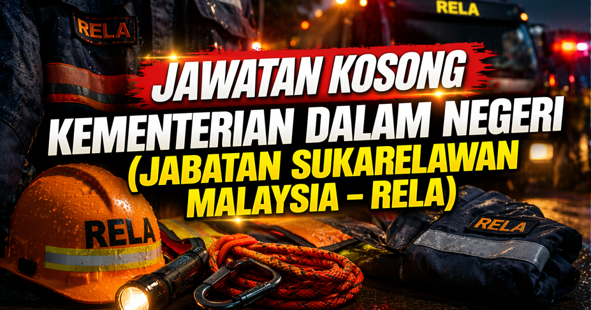 Pembantu Pertahanan Awam Gred KP1 Dibuka 2026: Peluang Lepasan SPM Sertai RELA (Sabah & Sarawak)