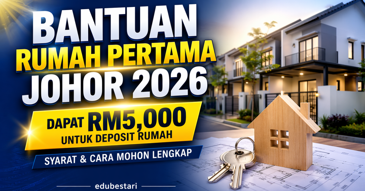 Bantuan Rumah Pertama Johor 2026: Dapat RM5,000 Untuk Deposit Rumah? Ini Cara Mohon & Syarat Lengkap