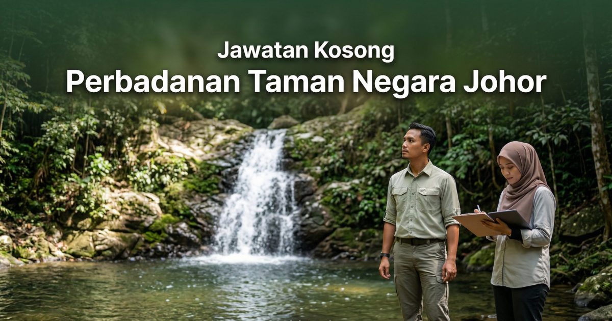 Jawatan Kosong MySTEP 2026 Perbadanan Taman Negara Johor Dibuka – 8 Kekosongan Pelbagai Jawatan