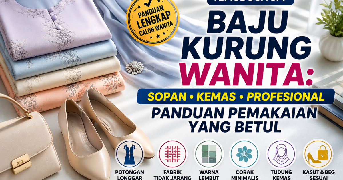 Baju Kurung Temuduga SPP Wanita: Panduan Lengkap Penampilan Profesional (Rujukan 2026)
