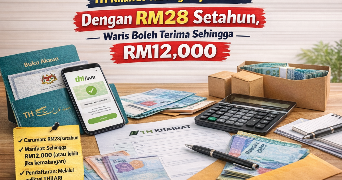 TH Khairat Tabung Haji 2026: Dengan RM28 Setahun, Waris Boleh Terima Sehingga RM12,000