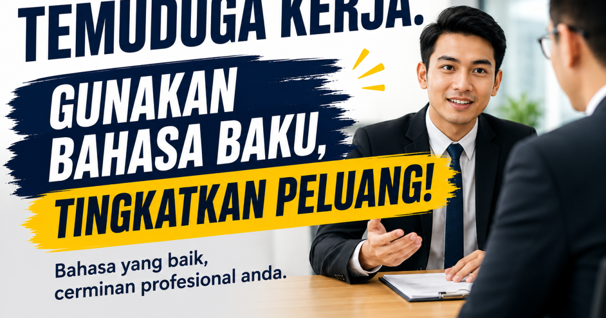 Temuduga Kerja: Kenapa Penggunaan Bahasa Baku Masih Sangat Penting Walaupun Di Negeri Sendiri?