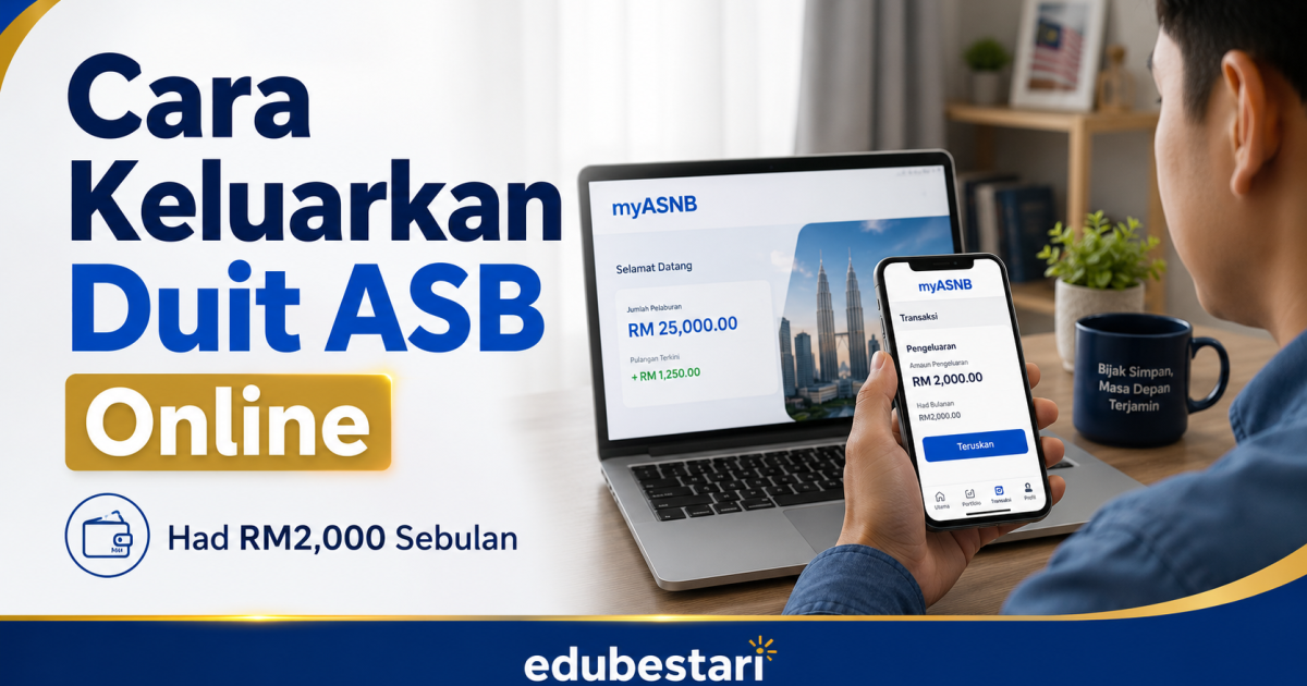 Cara Keluarkan Duit ASB Online Melalui myASNB: Had RM2,000 Sebulan & Langkah Mudah