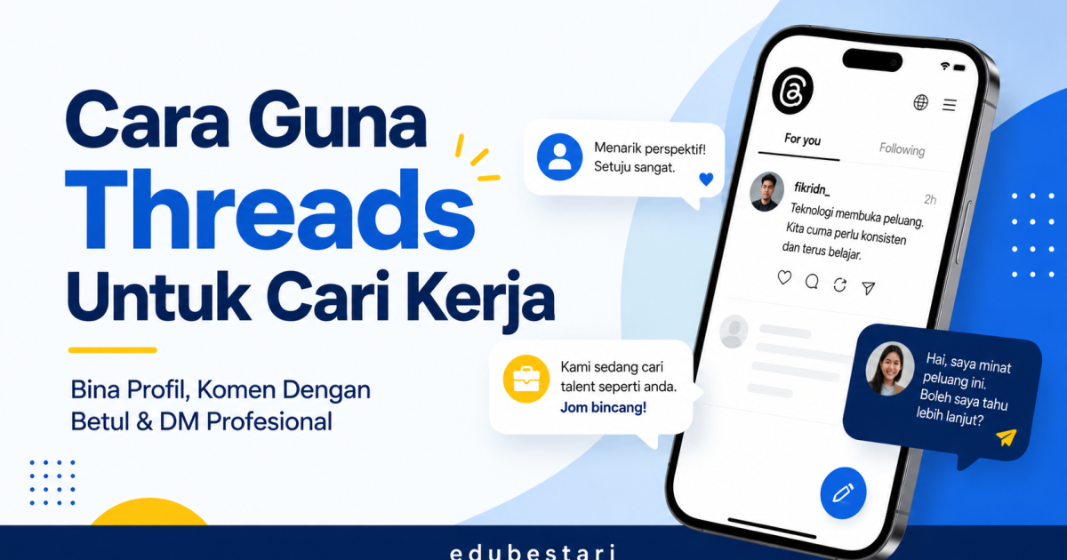 Cara Guna Threads Untuk Cari Kerja: Jangan Sekadar Komen “Ada Kerja Kosong?”, Ini Cara Biar Majikan Nampak Anda Serius