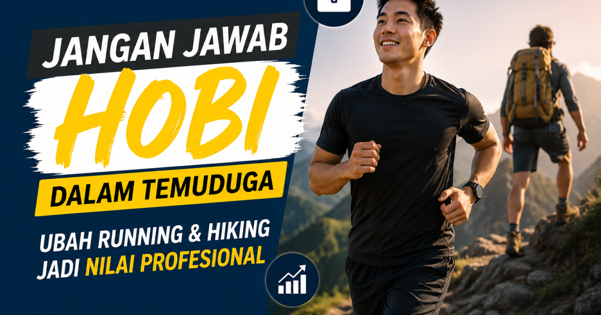 Jangan Jawab Hobi Dalam Temuduga Secara Kosong: Ini Cara Ubah Running & Hiking Jadi Nilai Profesional