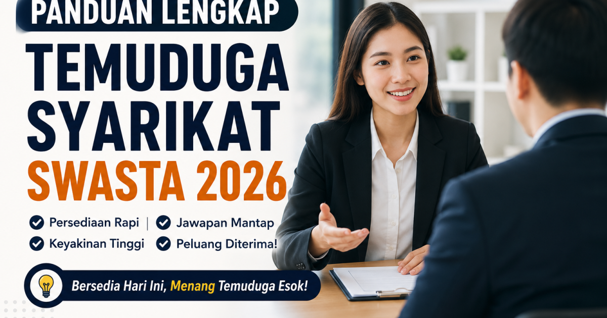 Panduan Lengkap Temuduga Syarikat Swasta 2026: Cara Jawab, Persediaan & Teknik Yang Majikan Sebenarnya Mahu