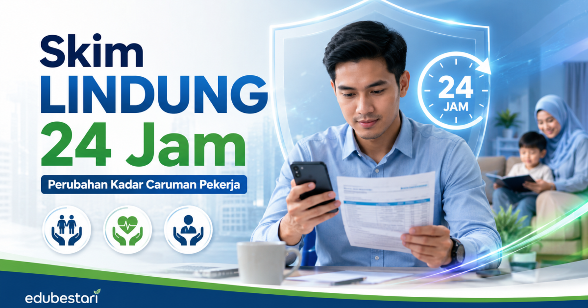 Skim LINDUNG 24 Jam PERKESO: Pekerja Perlu Tahu Perubahan Caruman Ini Supaya Tak Terkejut Bila Semak Slip Gaji