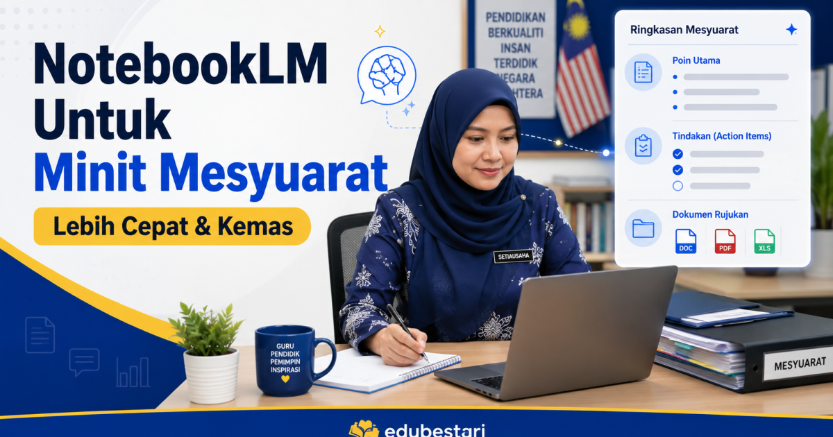 Tak Perlu Dengar Rakaman Berulang Kali: Ini Cara Guna NotebookLM Untuk Buat Minit Mesyuarat