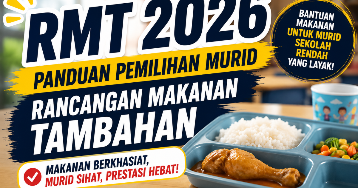 RMT 2026: Ini Cara Pemilihan Murid Rancangan Makanan Tambahan Yang Ramai Ibu Bapa Masih Keliru