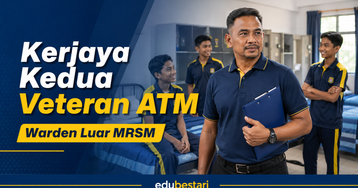 Peluang Kerjaya Kedua Untuk Veteran ATM Bersama MARA: 40 Kekosongan Warden Luar MRSM Dibuka