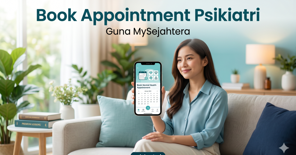 Cara Book Appointment Psikiatri Di Malaysia Melalui MySejahtera: Laluan Mudah Untuk Mula Dapatkan Bantuan Mental Health