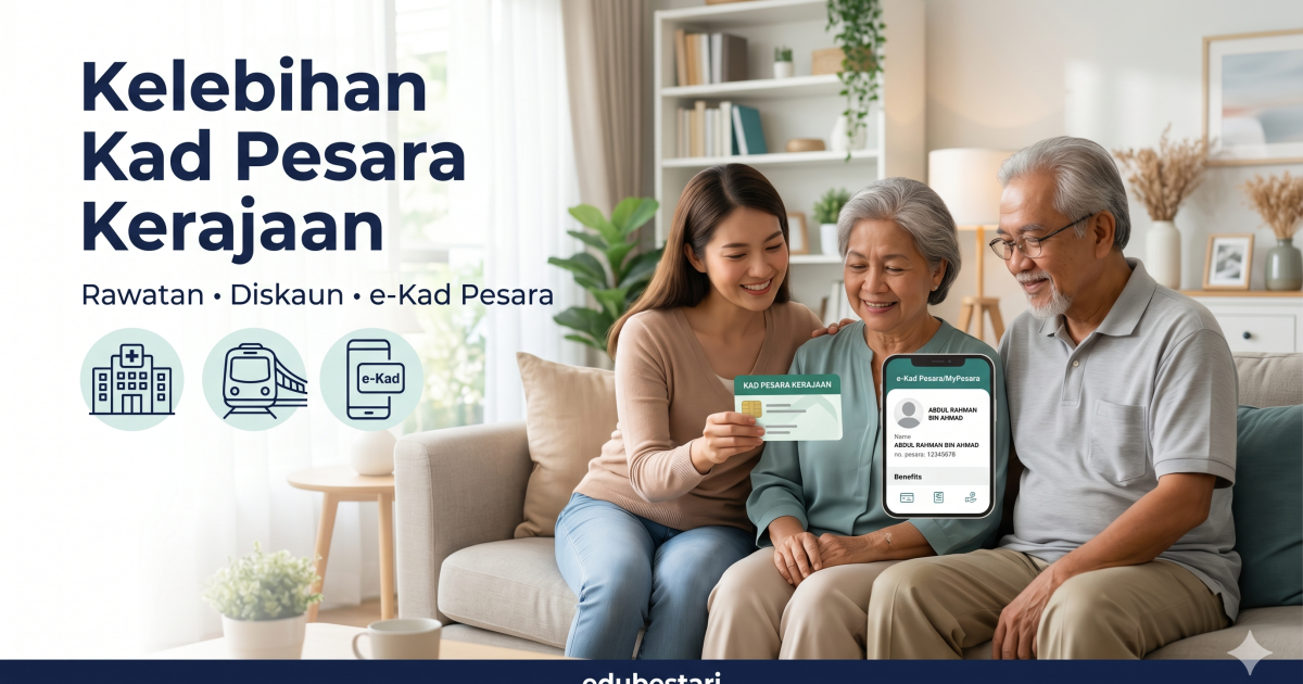 Kelebihan Kad Pesara Kerajaan Malaysia: Jangan Simpan Dalam Dompet Sahaja, Ini Hak Yang Pesara Patut Guna