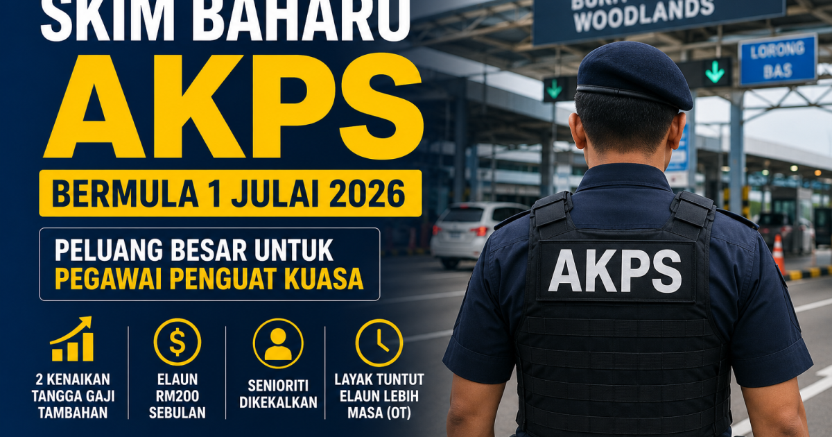 Skim Baharu AKPS 2026: Tawaran Besar Untuk Penguat Kuasa Yang Mahu Laluan Kerjaya Lebih Strategik