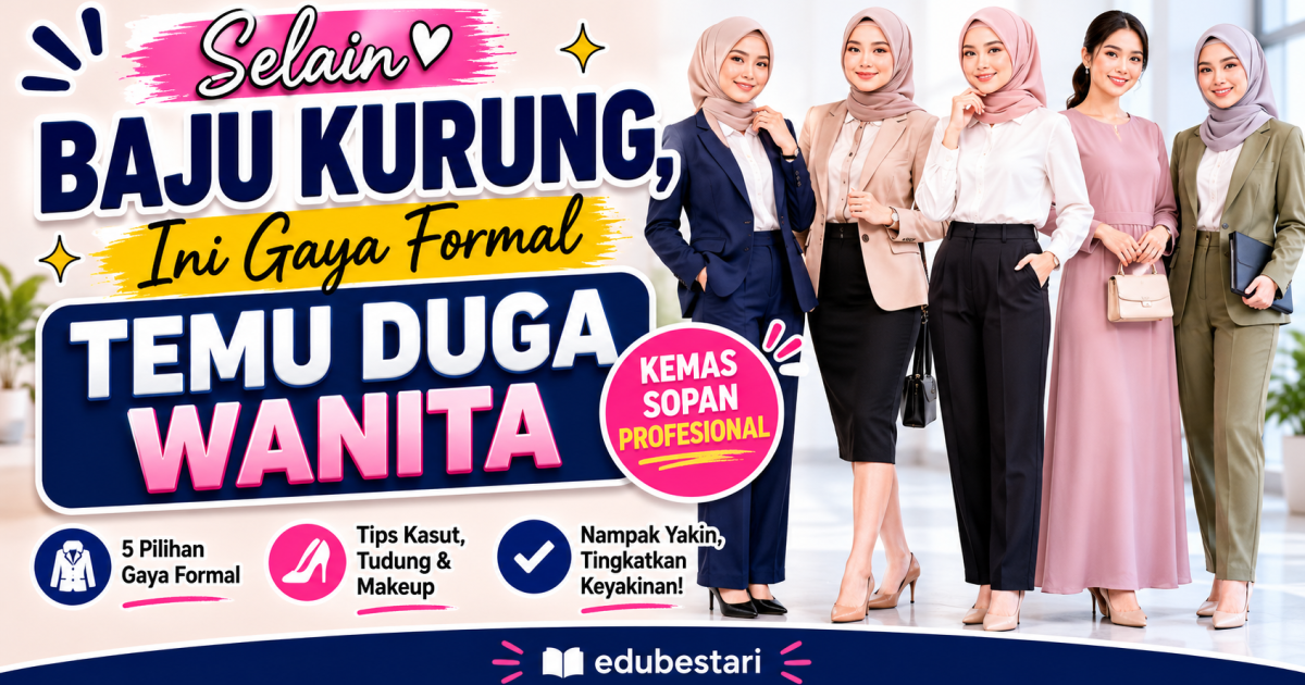 Selain Baju Kurung, Ini Pilihan Pakaian Temu Duga Wanita Yang Nampak Kemas & Profesional
