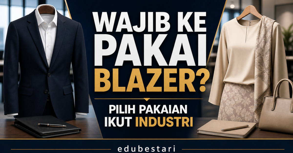 Wajib Ke Pakai Blazer? Ini Cara Betul Pilih Pakaian Temu Duga Mengikut Industri
