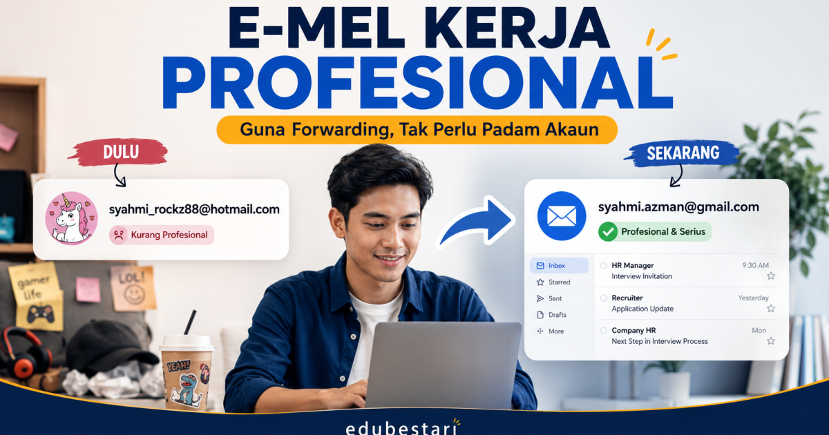 Rupanya Ini Trik ‘Orang Dalam’ Selesaikan Masalah E-mel Cringe Zaman Remaja Tanpa Perlu Padam Akaun