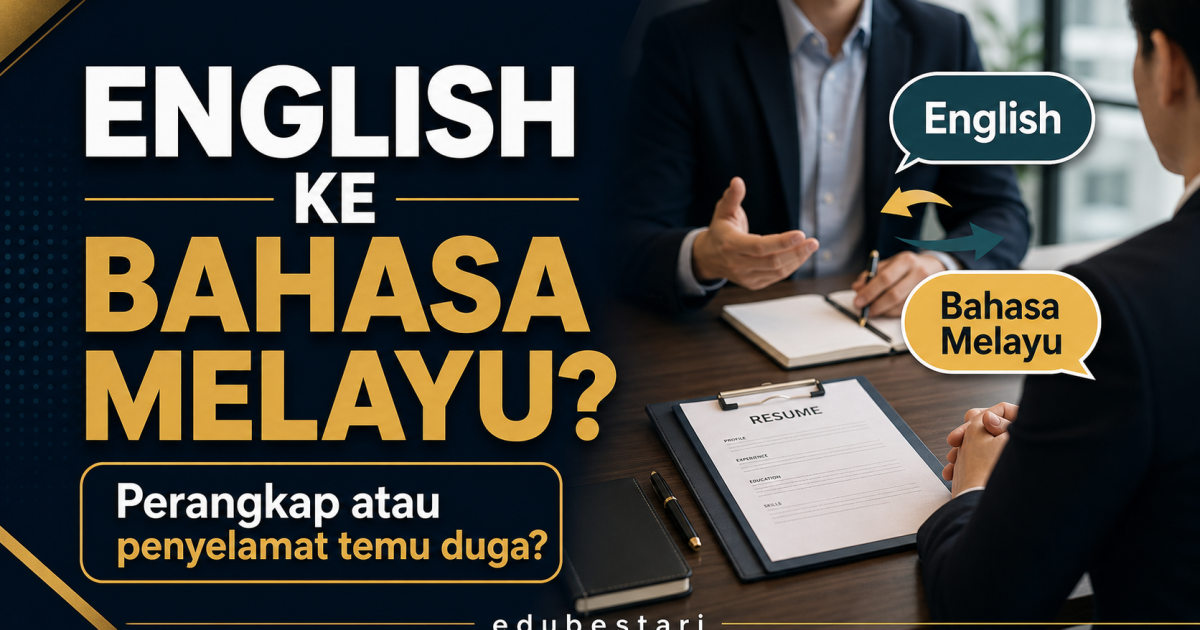 Dari English Ke Bahasa Melayu: Adakah Ini “Perangkap” Atau “Penyelamat” Semasa Temu Duga?