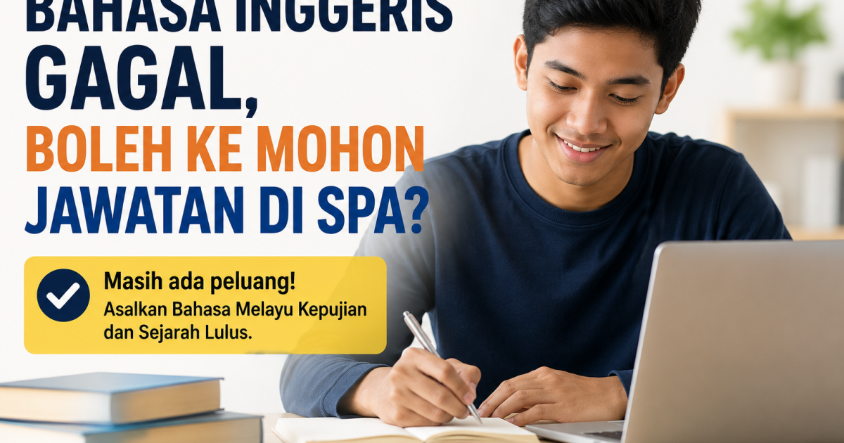 Gagal Bahasa Inggeris SPM, Adakah Peluang Kerja Kerajaan Sudah Tertutup?