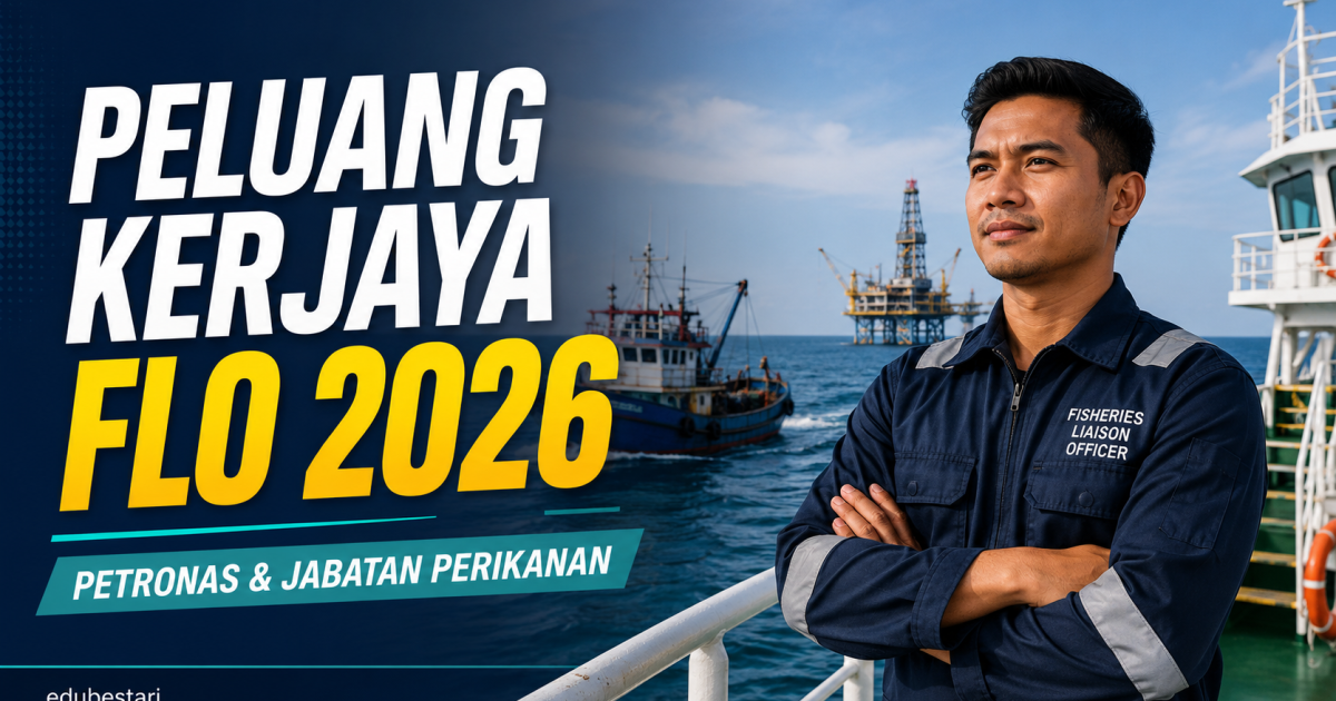 Peluang Pelaut & Bekas Tentera Jadi Pegawai Perhubungan Perikanan (FLO) Sesi Jun 2026